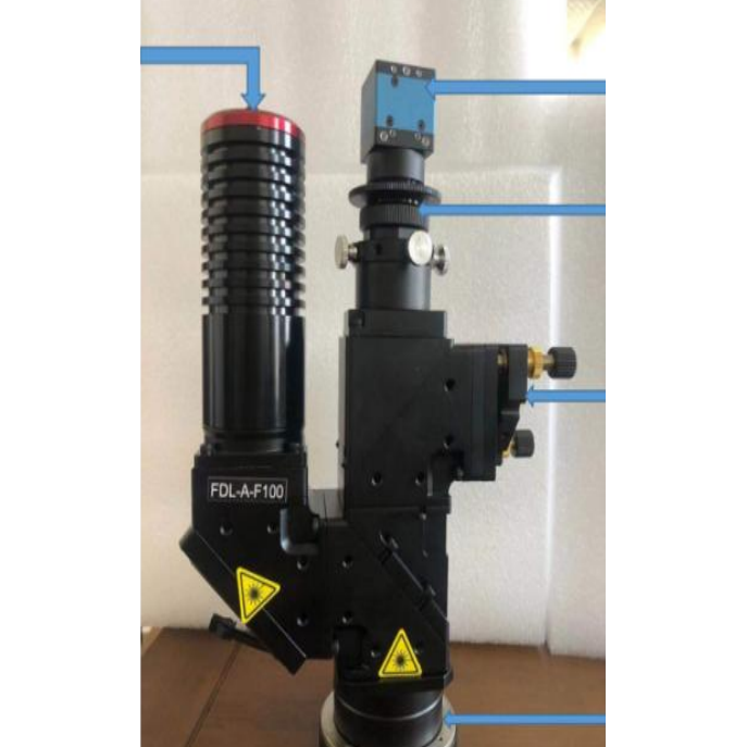 单聚焦同轴测温成像焊接头